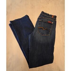 7 For All Mankind Women's Bootcut Denim Jeans SZ 31 Y2K Low Rise